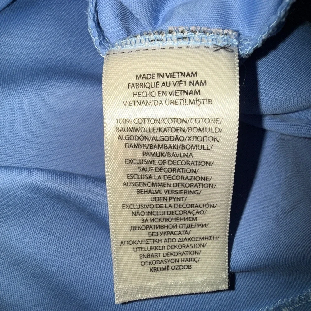 Polo Ralph Lauren Men’s Polo Shirt – Blue Polka Dot Classic Fit – Size Large